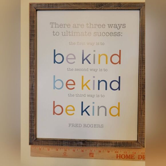 Fred Rogers "Be Kind" Art Print - Multicolor Mister Rogers - Picture 4 of 8